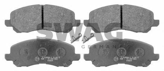 SWAG 80916644 Комплект тормозных колодок, дисковый тормоз
