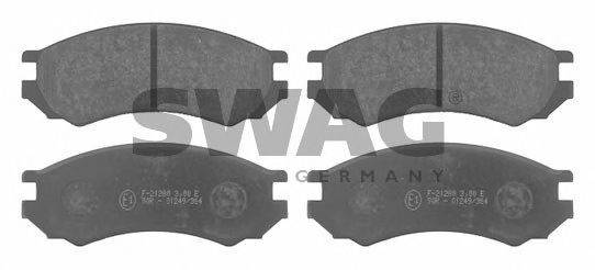 SWAG 82916268 Комплект тормозных колодок, дисковый тормоз