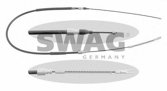 SWAG 99901657 Трос, стояночная тормозная система