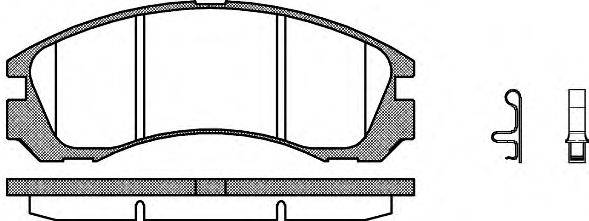 ROADHOUSE 235432 Комплект тормозных колодок, дисковый тормоз