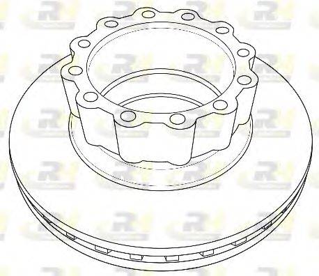 ROADHOUSE NSX122920 Тормозной диск