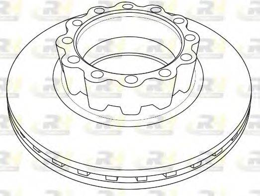 ROADHOUSE NSX123020 Тормозной диск