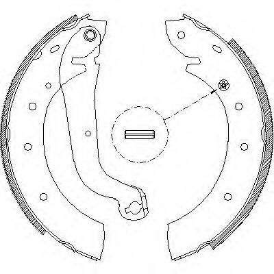 ROADHOUSE 451400 Комплект тормозных колодок