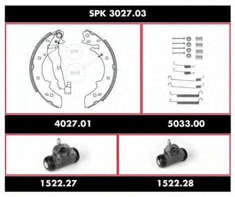 ROADHOUSE SPK302703 Комплект тормозов, барабанный тормозной механизм