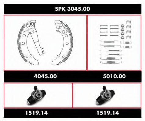 ROADHOUSE SPK304500 Комплект тормозов, барабанный тормозной механизм