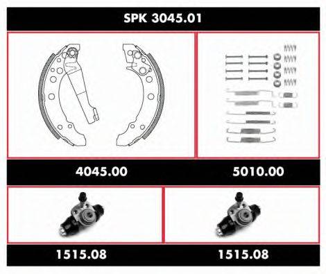 ROADHOUSE SPK304501 Комплект тормозов, барабанный тормозной механизм