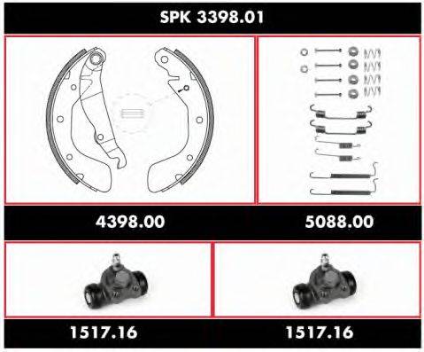 ROADHOUSE SPK339801 Комплект тормозов, барабанный тормозной механизм