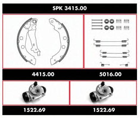 ROADHOUSE SPK341500 Комплект тормозов, барабанный тормозной механизм