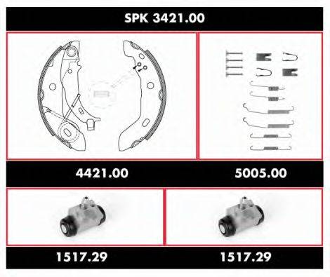 ROADHOUSE SPK342100 Комплект тормозов, барабанный тормозной механизм