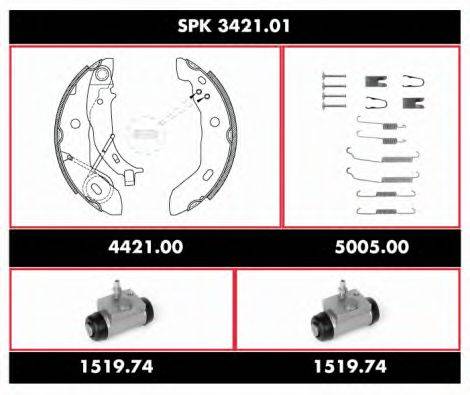 ROADHOUSE SPK342101 Комплект тормозов, барабанный тормозной механизм