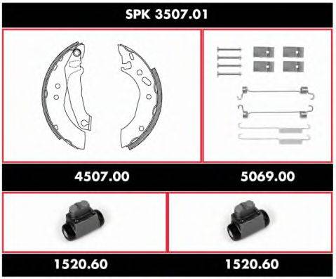 ROADHOUSE SPK350701 Комплект тормозов, барабанный тормозной механизм