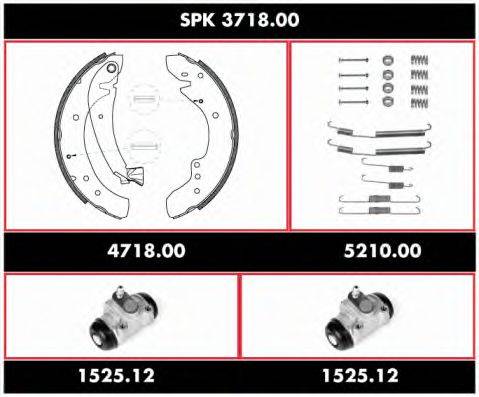 ROADHOUSE SPK371800 Комплект тормозов, барабанный тормозной механизм