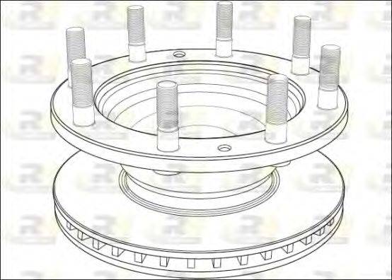 ROADHOUSE NSX100320 Тормозной диск