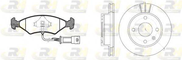 ROADHOUSE 811903 Комплект тормозов, дисковый тормозной механизм