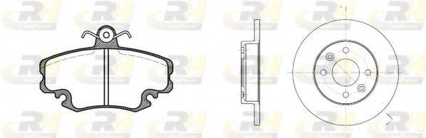 ROADHOUSE 814104 Комплект тормозов, дисковый тормозной механизм