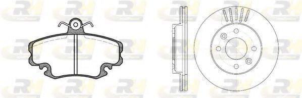 ROADHOUSE 814105 Комплект тормозов, дисковый тормозной механизм