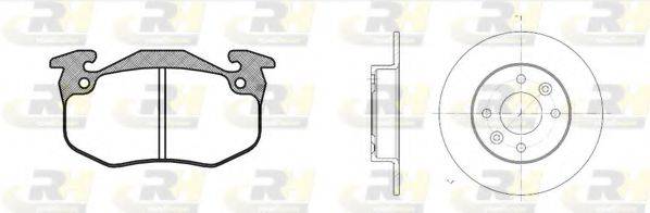 ROADHOUSE 814401 Комплект тормозов, дисковый тормозной механизм