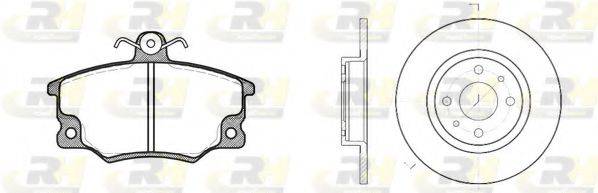 ROADHOUSE 814601 Комплект тормозов, дисковый тормозной механизм