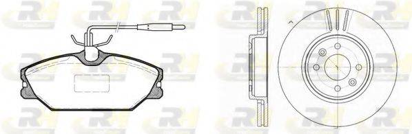 ROADHOUSE 820803 Комплект тормозов, дисковый тормозной механизм