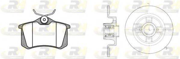 ROADHOUSE 826321 Комплект тормозов, дисковый тормозной механизм