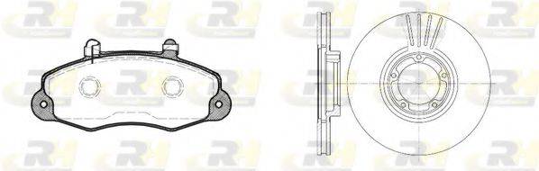 ROADHOUSE 839101 Комплект тормозов, дисковый тормозной механизм