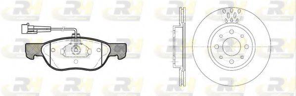 ROADHOUSE 858701 Комплект тормозов, дисковый тормозной механизм