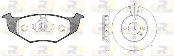 ROADHOUSE 860902 Комплект тормозов, дисковый тормозной механизм