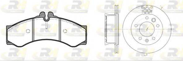 ROADHOUSE 861400 Комплект тормозов, дисковый тормозной механизм