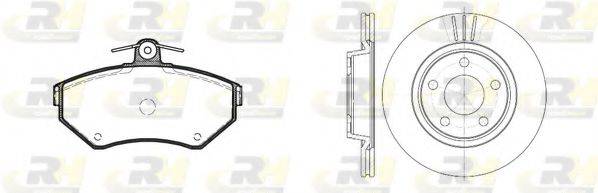 ROADHOUSE 863102 Комплект тормозов, дисковый тормозной механизм