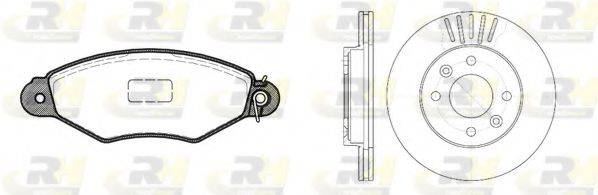 ROADHOUSE 864301 Комплект тормозов, дисковый тормозной механизм