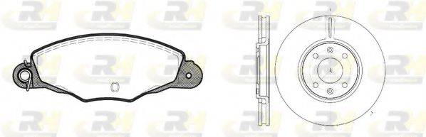ROADHOUSE 865900 Комплект тормозов, дисковый тормозной механизм