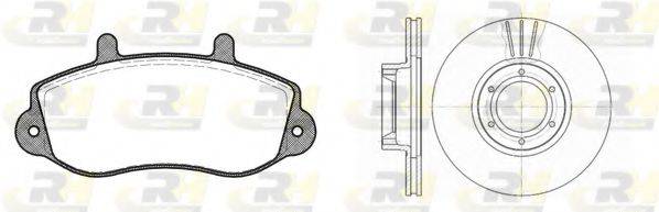 ROADHOUSE 867700 Комплект тормозов, дисковый тормозной механизм