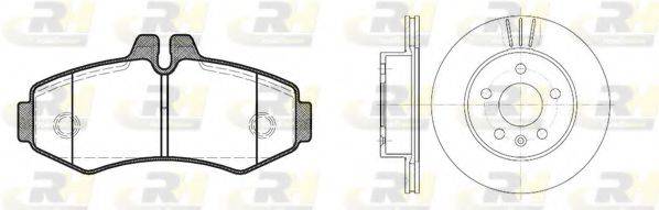 ROADHOUSE 870100 Комплект тормозов, дисковый тормозной механизм