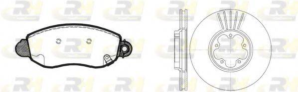 ROADHOUSE 877201 Комплект тормозов, дисковый тормозной механизм