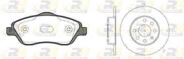 ROADHOUSE 877405 Комплект тормозов, дисковый тормозной механизм