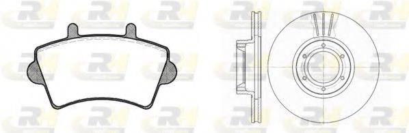 ROADHOUSE 881900 Комплект тормозов, дисковый тормозной механизм