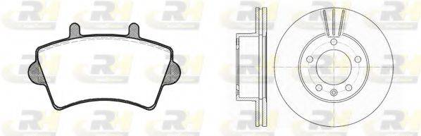 ROADHOUSE 881901 Комплект тормозов, дисковый тормозной механизм