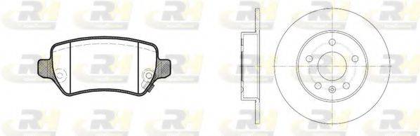 ROADHOUSE 895700 Комплект тормозов, дисковый тормозной механизм