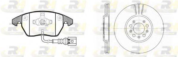 ROADHOUSE 8103003 Комплект тормозов, дисковый тормозной механизм