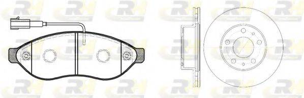 ROADHOUSE 8123701 Комплект тормозов, дисковый тормозной механизм