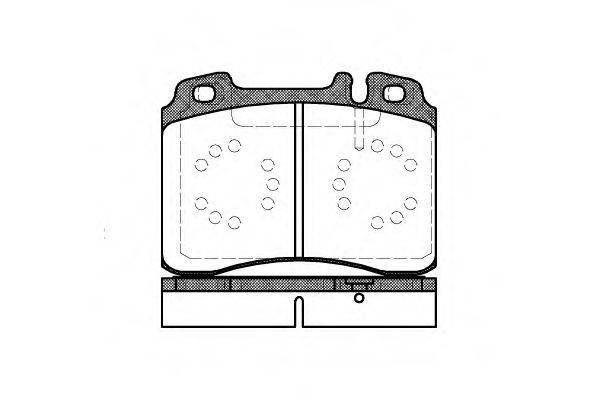 REMSA 037920 Комплект тормозных колодок, дисковый тормоз