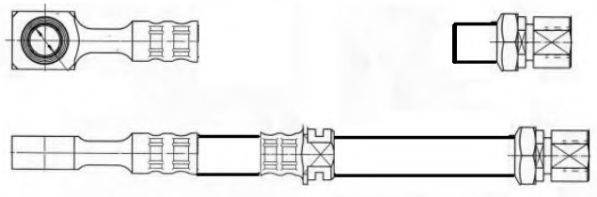 REMSA 190050 Тормозной шланг