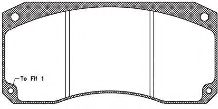 REMSA JCA34640 Комплект тормозных колодок, дисковый тормоз