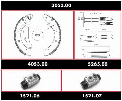 REMSA 305300 Комплект тормозов, барабанный тормозной механизм