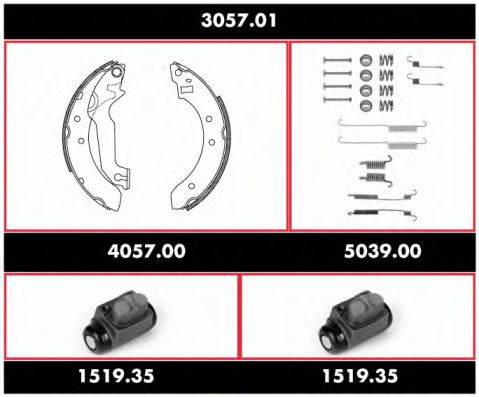 REMSA 305701 Комплект тормозов, барабанный тормозной механизм