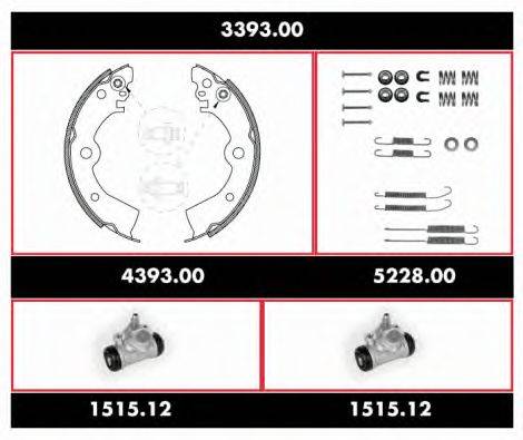 REMSA 339300 Комплект тормозов, барабанный тормозной механизм