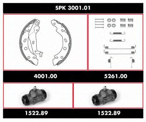 REMSA SPK300101 Комплект тормозов, барабанный тормозной механизм