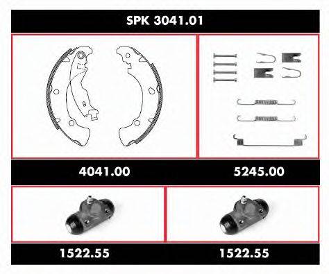 REMSA SPK304101 Комплект тормозов, барабанный тормозной механизм