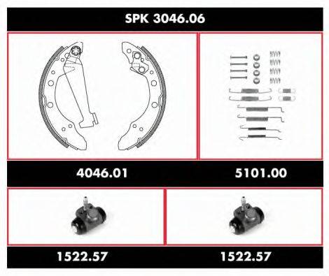 REMSA SPK304606 Комплект тормозов, барабанный тормозной механизм