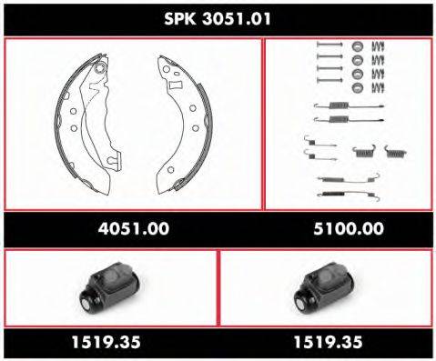 REMSA SPK305101 Комплект тормозов, барабанный тормозной механизм